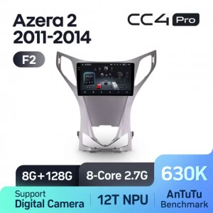 Штатная автомагнитола на Android TEYES CC4 Pro для Hyundai Azera 2 2011-2014 (Версия F2) 8/128gb