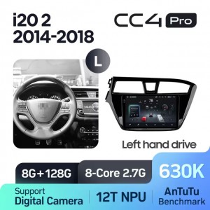 Штатная автомагнитола на Android TEYES CC4 Pro для Hyundai i20 2 GB 2014-2018 (Версия L) 8/128gb