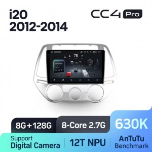 Штатная автомагнитола на Android TEYES CC4 Pro для Hyundai i20 PB 2012-2014 8/128gb