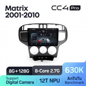 Штатная автомагнитола на Android TEYES CC4 Pro для Hyundai Matrix 2001-2010 8/128gb