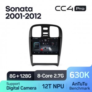 Штатная автомагнитола на Android TEYES CC4 Pro для Hyundai Sonata EF 2001-2012 8/128gb