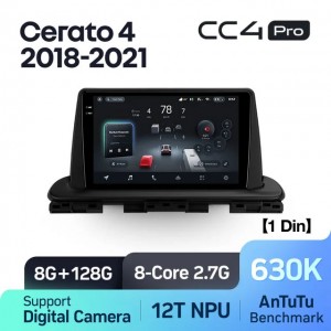 Штатная автомагнитола на Android TEYES CC4 Pro для Kia Forte Cerato 4 2018-2021 8/128gb