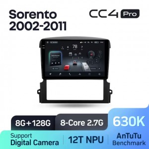 Штатная автомагнитола на Android TEYES CC4 Pro для Kia Sorento BL 2002-2011 8/128gb