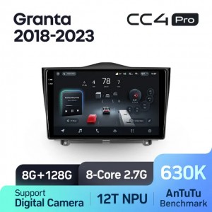 Штатная автомагнитола на Android TEYES CC4 Pro для Lada Granta Cross 2018-2023 8/128gb