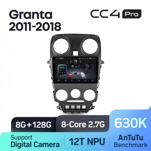 Штатная автомагнитола на Android TEYES CC4 Pro для Lada Granta Sport 2011-2018 8/128gb