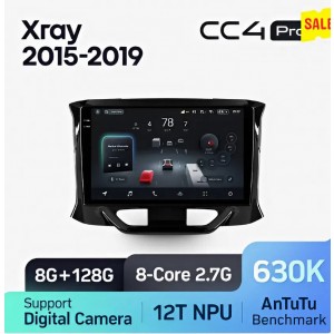 Штатная автомагнитола на Android TEYES CC4 Pro для Lada Xray 2015-2019 8/128gb