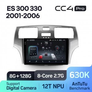 Штатная автомагнитола на Android TEYES CC4 Pro для Lexus ES300 ES 300 ES330 XV30 ES 330 2001-2006 8/128gb