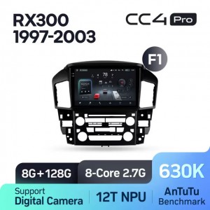 Штатная автомагнитола на Android TEYES CC4 Pro для Lexus Harrier RX300 XU10 1997-2003 (Версия F1) 8/128gb
