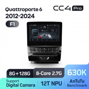 Штатная автомагнитола на Android TEYES CC4 Pro для Maserati Quattroporte 6 M156 2012-2024 (Версия F1) 8/128gb
