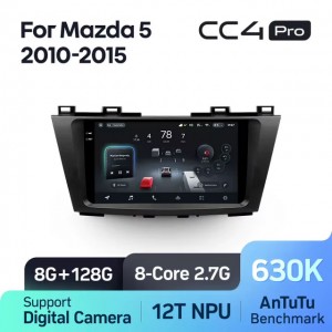 Штатная автомагнитола на Android TEYES CC4 Pro для Mazda 5 3 CW 2010-2015 8/128gb
