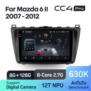 Штатная автомагнитола на Android TEYES CC4 Pro для Mazda 6 II GH 2007-2012 8/128gb