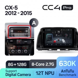 Штатная автомагнитола на Android TEYES CC4 Pro для Mazda CX-5 2012-2015 (Версия A) 8/128gb
