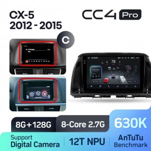Штатная автомагнитола на Android TEYES CC4 Pro для Mazda CX-5 2012-2015 (Версия C) 8/128gb