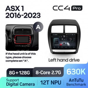 Штатная автомагнитола на Android TEYES CC4 Pro для Mitsubishi ASX 1 2016-2023 (Версия A) 8/128gb