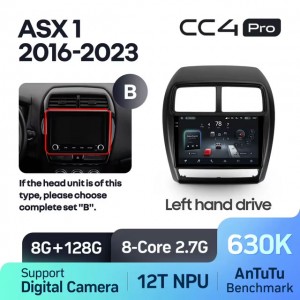 Штатная автомагнитола на Android TEYES CC4 Pro для Mitsubishi ASX 1 2016-2023 (Версия B) 8/128gb