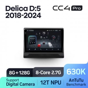 Штатная автомагнитола на Android TEYES CC4 Pro для Mitsubishi Delica D:5 2018-2024 8/128gb
