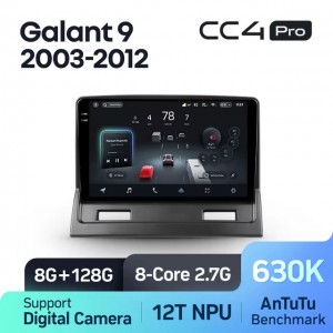 Штатная автомагнитола на Android TEYES CC4 Pro для Mitsubishi Galant 9 2003-2012 8/128gb