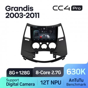 Штатная автомагнитола на Android TEYES CC4 Pro для Mitsubishi Grandis 1 2003-2011 8/128gb