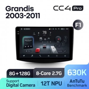 Штатная автомагнитола на Android TEYES CC4 Pro для Mitsubishi Grandis 1 2003-2011 (Версия F1) 8/128gb
