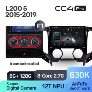 Штатная автомагнитола на Android TEYES CC4 Pro для Mitsubishi L200 5 2015-2019 (Версия F1) 8/128gb