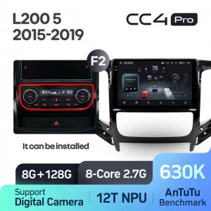 Штатная автомагнитола на Android TEYES CC4 Pro для Mitsubishi L200 5 2015-2019 (Версия F2) 8/128gb