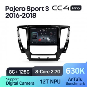 Штатная автомагнитола на Android TEYES CC4 Pro для Mitsubishi Montero Sport Shogun Sport Pajero Sport 3 2016-2018 8/128gb
