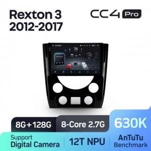 Штатная автомагнитола на Android TEYES CC4 Pro для SsangYong Rexton Y290 3 2012-2017 8/128gb