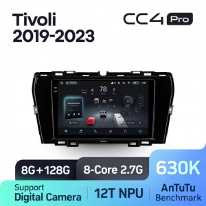 Штатная автомагнитола на Android TEYES CC4 Pro для SsangYong Tivoli 2019-2023 8/128gb
