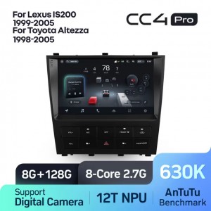 Штатная автомагнитола на Android TEYES CC4 Pro для Lexus IS200 XE10 1999-2005 8/128gb