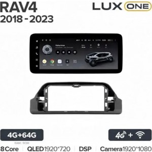 Штатная автомагнитола на Android TEYES LUX ONE для Toyota rav4 5 xa50 2018-2023 4/64gb