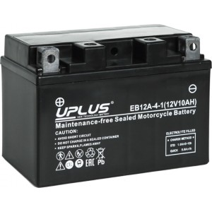 Аккумулятор UNIPLUS AGM EB12A-4-1 (10 AH) YT12A