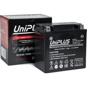 Аккумулятор UNIPLUS AGM EB14C-3 (12 AH) YTX14L