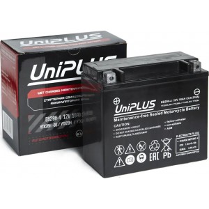Аккумулятор UNIPLUS AGM EB20H-4 (18 AH) YTX20