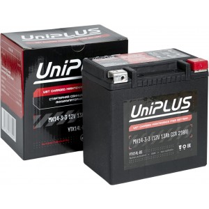 Аккумулятор UNIPLUS AGM MX14-3 (13 AH) YTX14L