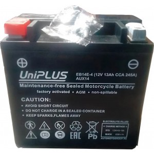Аккумулятор UNIPLUS EB14E-4 (13 AH) AUX14