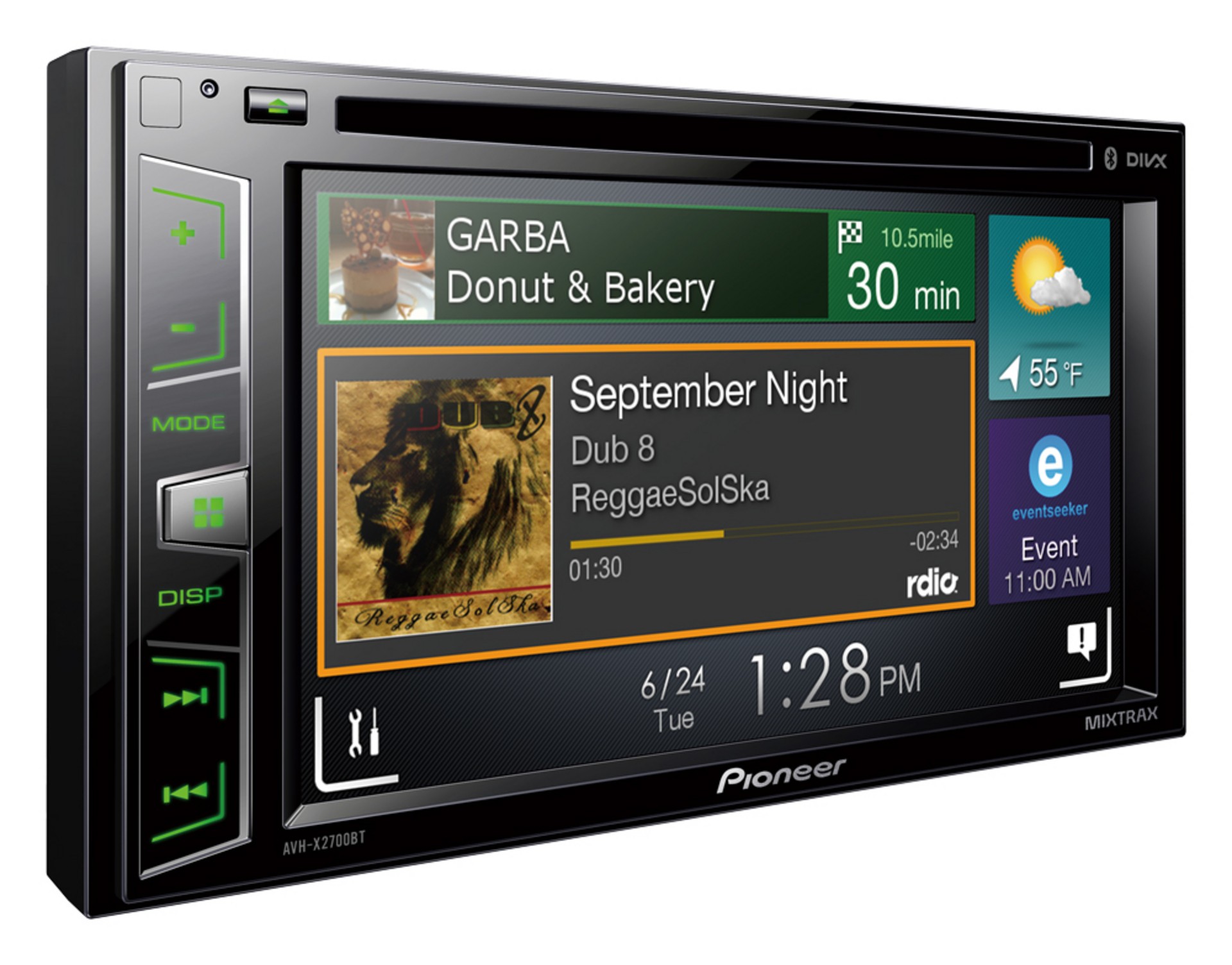 Автомагнитола PIONEER AVH-X2700BT